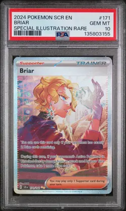 Pokemon Stellar Crown Briar 171 PSA 10 - Image 1