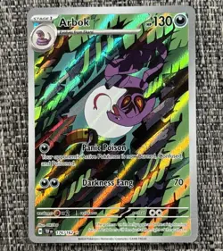 Arbok 176/162 Illustration Rare Temporal Forces Pokemon ENG NM/M - Image 1