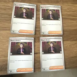 4 x Pokemon TCG Boss’s Orders 183/217 Ascended Heroes playset - Image 1