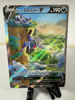 The Pokemon Company Hisuian Sneasler V 175/189 Swsh10 Full Art Ultra Rare Holo - Image 1