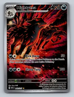 Pokemon TCG Mightyena Holo Illustration Rare ME: Ascended Heroes 243/217 - Image 1