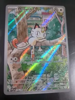 Meowth 106/094 - Phantasmal Flames - Illustration Rare - Pokemon - Image 1