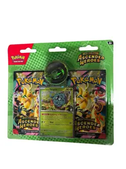 Pokemon Mega Evolution Ascended Heroes Kit Erika's Tangela Promo, Packs, Coin - Image 1