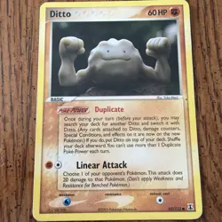 Pokemon TCG Ditto (Geodude) TCG 62/113 Regular Common 2005 LP - Image 1