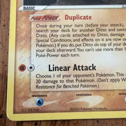 Pokemon TCG Ditto (Geodude) TCG 62/113 Regular Common 2005 LP - Image 5