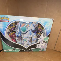 Pokemon Ice Rider Calyrex V Box Kit Oversize Promo Booster Packs - Image 1