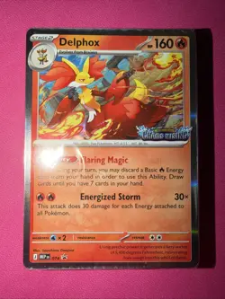 Pokemon Delphox 074 Prerelease Promo SEALED Build & Battle Deck Chaos Rising - Image 1