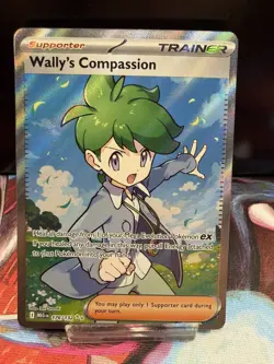 2026 POKEMON MEGA EVOLUTION WALLY'S COMPASSION 176/132 ULTRA RARE NM - Image 1