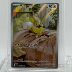 Pokemon TCG Phantasmal Flames Yamper #099/094 Illustration Rare NM - Image 1