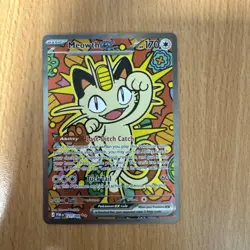 Pokemon TCG SIR Meowth ex 121/088 Perfect Order NM - Image 1