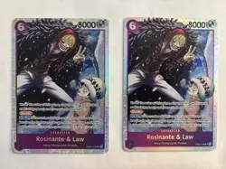 Rosinante & Law SR Super Rare EB04-038 One Piece TCG English x2 - Image 1
