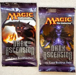 MTG: 2 DARK ASCENSION Sealed Booster Pack Lot from Box - 2 Packs - English - Image 2
