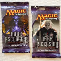 MTG: 2 DARK ASCENSION Sealed Booster Pack Lot from Box - 2 Packs - English - Image 3