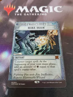 Mtg. Mana Drain. Foil. Outlaws of Thunder Junction: Breaking News. Nm - Image 1