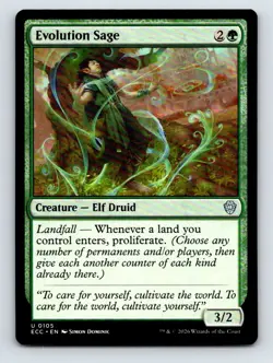 Evolution Sage U Commander: Lorwyn Eclipsed 105 NM - Image 1