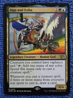 MTG 1x Inga and Esika March Of The Machine - Image 1