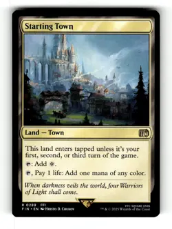MTG: Starting Town | FINAL FANTASY 289 NM - Image 1