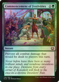 MTG Commencement of Festivities Foil ** Kaladesh ** English (NM) - Image 1