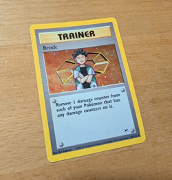 The Pokemon Company Pokemon TCG Brock Gym Heroes Holo Rare 015/132 Eng Unlimited - Image 1