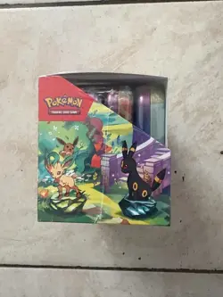 Pokemon Scarlet & Violet Prismatic Evolutions Mini Tin 8 Tin Display SHIPS TODAY - Image 2