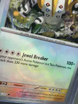 Pokemon TCG Regigigas 086/131 Prismatic Evo Master Ball Reverse Holo B0008-004 - Image 2