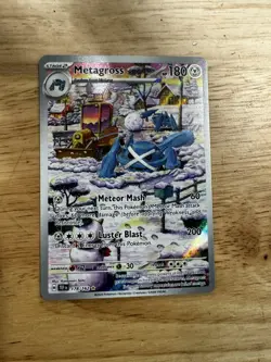 Pokemon TCG Metagross 178/162 Temporal Forces Illustration Rare - Image 1