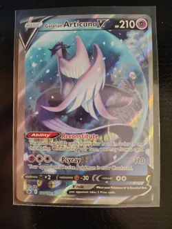 Pokemon TCG Galarian Articuno V Sword & Shield - Chilling Reign 170/198 NM - Image 1