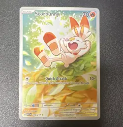 Scorbunny Pokemon TCG Ascended Heroes Illustration Rare Full Art Holo 225/217 - Image 1