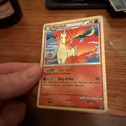 Pokemon TCG Rapidash Holo 8/102, Triumphant (LP) - Image 1