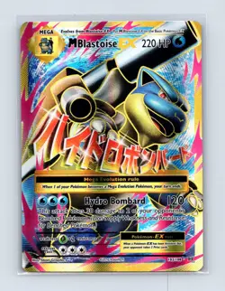 M Blastoise EX 102/108 Ultra Rare Evolutions Pokemon Holo Lightly Played - Image 1