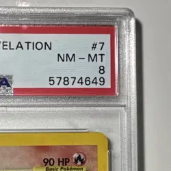 Pokemon TCG Neo Revelation Ho-Oh 07/64 Holo Unlimited PSA 8 ENG - Image 3