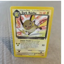 Dark Raichu 7/110 Legendary Collection Rare Vintage 2002 70 HP English - Image 1