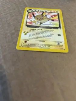 Dark Raichu 7/110 Legendary Collection Rare Vintage 2002 70 HP English - Image 2