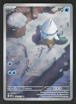 Snover 140/132 Pokemon TCG ME01: Mega Evolution NM - Image 1
