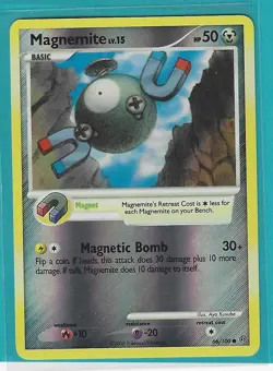 Pokemon Stormfront "Magnemite" 66/100 Reverse Holo X1 - Image 1