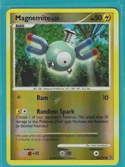 Pokemon Stormfront "Magnemite" 67/100 Reverse Holo X1 - Image 1