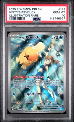 Pokemon TCG Misty's Psyduck Destined Rivals 193/182 PSA 10 - Image 1