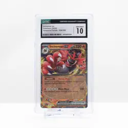2024 Pokemon Incineroar ex Holo #034 Scarlet & Violet: Temporal Forces CGC 10 - Image 2