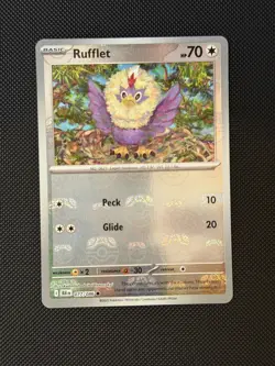 Rufflet 077/086 - Pokemon TCG - Scarlet & Violet Black Bolt (Masterball) - Image 1