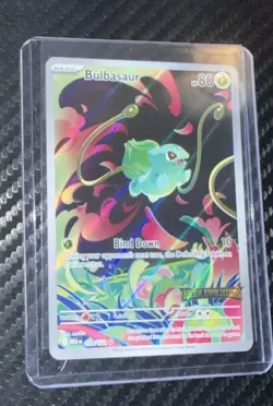 Bulbasaur 133/132 MEG Me01 Mega Evolution Illustration Rare Holo EN 80HP - Image 1