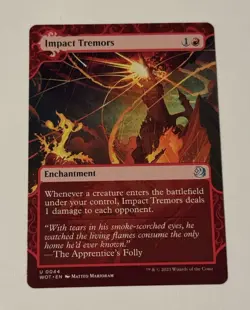 MTG Impact Tremors - Wilds of Eldraine: Enchanting Tales LP - Image 1