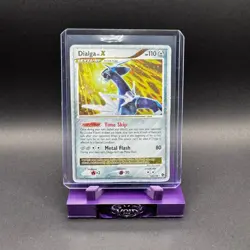 Dialga Lv X Pokemon D&P Great Encounters 105/106 Ultra Rare Holo DMG Ryo Ueda - Image 1