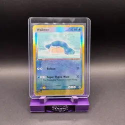 Wailmer Pokemon EX Sandstorm 083/100 Reverse Holo Vintage DMG - Image 1