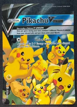 Pokemon Sword & Shield Promo Pikachu V-Union Set Ultra Rare Holo Near Mint - Image 2