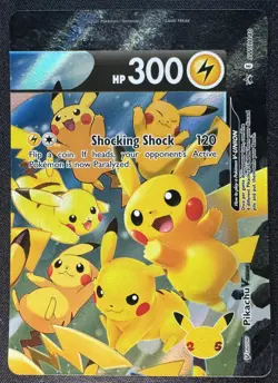 Pokemon Sword & Shield Promo Pikachu V-Union Set Ultra Rare Holo Near Mint - Image 4