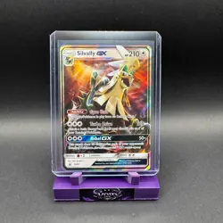 Silvally GX Pokemon Sun Moon Promos SM91 Black Star Full Art Holo MP - Image 1