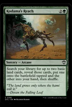 Kodama's Reach 196 MTG Outlaws of Thunder Junction M/NM X1 - Image 1