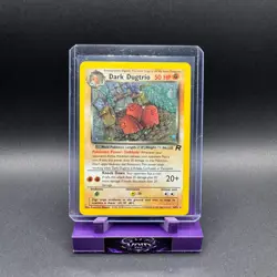 Dark Dugtrio Pokemon Team Rocket 6/82 Vintage Holo Rare MP Kagemaru Himeno - Image 1