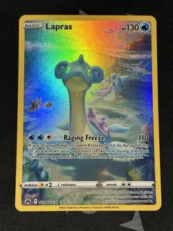 Pokemon TCG Lapras GG05/GG70 Crown Zenith GG Ultra Rare Holo HP 130 Eng - Image 1