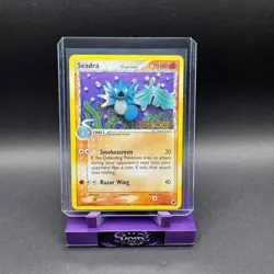 Seadra Delta Species Pokemon EX Dragon Frontiers 022/101 Vintage Rare MP Adachi - Image 1